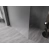 Mexen Kioto-X staklena pregrada za tuš Walk-in 80 x 200 cm, mraz 10 mm, crna - 800-080-101-70-30-X