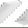 Mexen Kioto-X Duschwand Walk-in 90 x 200 cm, Frost 10 mm, Schwarz - 800-090-101-70-30-X