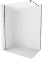 Mexen Kioto-X dušisein Walk-in 50 x 200 cm, jää 10 mm, relvmetall - 800-050-101-95-30-X