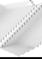 Mexen Kioto-X paroi de douche Walk-in 70 x 200 cm, givré 10 mm, métal gun - 800-070-101-95-30-X