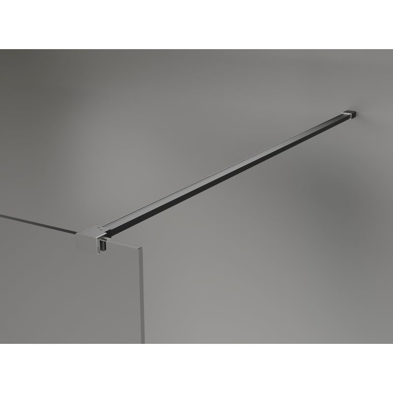 Mexen Kioto-X parede de duche Walk-in 90 x 200 cm, fosco 10 mm, gun metal - 800-090-101-95-30-X