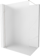 Mexen Kioto-X Walk-in tuš pregrada 50 x 200 cm, mraz 10 mm, brušeni nikal - 800-050-101-97-30-X