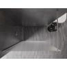 Mexen Kioto-X Duschwand Walk-in 90 x 200 cm, Frost 10 mm, gebürsteter Nickel - 800-090-101-97-30-X