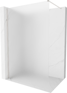 Mexen Kioto-X dušisein Walk-in 130 x 200 cm, jäätunud 10 mm, harjatud nikkel - 800-130-101-97-30-X