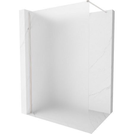 Mexen Kioto-X dušisein Walk-in 150 x 200 cm, härmatis 10 mm, harjatud nikkel - 800-150-101-97-30-X