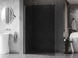 Mexen Kioto-X Duschwand Walk-in 60 x 200 cm, Graphit 10 mm, Chrom - 800-060-101-01-40-X