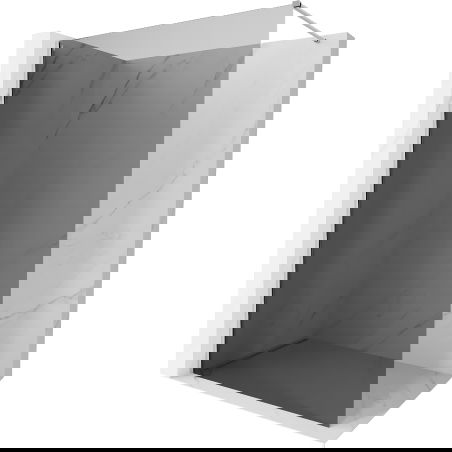 Mexen Kioto-X Duschvägg Walk-in 70 x 200 cm, grafit 10 mm, krom - 800-070-101-01-40-X