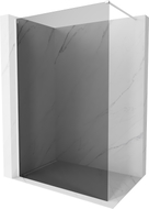 Mexen Kioto-X dušinurk Walk-in 60 x 200 cm, grafiit 10 mm, valge - 800-060-101-20-40-X