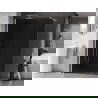 Mexen Kioto-X Duschwand Walk-in 80 x 200 cm, graphit 10 mm, weiß - 800-080-101-20-40-X