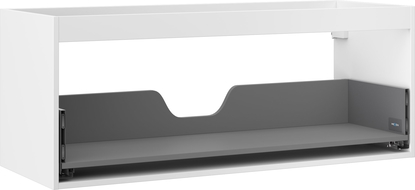 Mexen Box-A kastlichaam voor wastafelonderbouw 120 cm, 1 lade, witte mat - 91AX0-1200-470-1-01