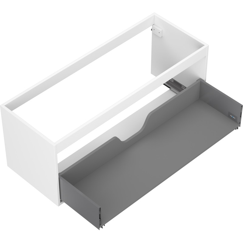 Mexen Box-A korpus szafki podumywalkowej 120 cm, 1 szuflada, biały mat - 91AX0-1200-470-1-01