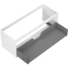Mexen Box-A Korpus eines 120 cm breiten Waschtischunterschranks, 1 Schublade, weiß matt - 91AX0-1200-470-1-01