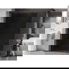 Mexen Kioto-X douchewand Walk-in 80 x 200 cm, grafiet 10 mm, goud - 800-080-101-50-40-X