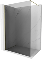 Mexen Kioto-X dušisein Walk-in 100 x 200 cm, grafiit 10 mm, kuldne - 800-100-101-50-40-X