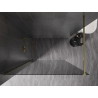 Mexen Kioto-X dušisein Walk-in 160 x 200 cm, grafiit 10 mm, kuldne - 800-160-101-50-40-X