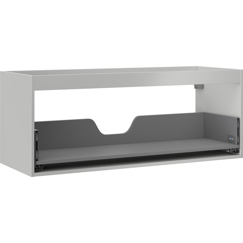 Mexen Box-A valamukapi korpus 120 cm, 1 sahtel, hall matt - 91AX0-1200-470-1-62
