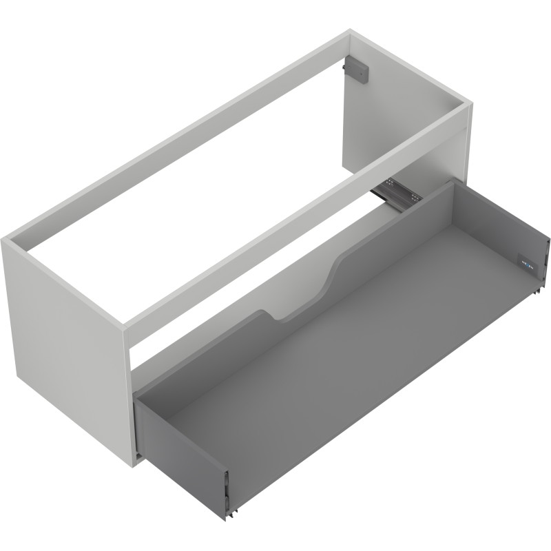 Mexen Box-A valamukapi korpus 120 cm, 1 sahtel, hall matt - 91AX0-1200-470-1-62