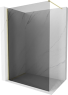 Mexen Kioto-X Dušisein Walk-in 70 x 200 cm, grafiit 10 mm, kuldne harjatud - 800-070-101-55-40-X