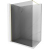 Mexen Kioto-X dušisein Walk-in 130 x 200 cm, grafiit 10 mm, kuldne harjatud - 800-130-101-55-40-X