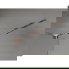 Mexen Kioto-X Duschwand Walk-in 100 x 200 cm, Graphit 10 mm, Roségold - 800-100-101-60-40-X