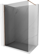 Mexen Kioto-X dušisein Walk-in 150 x 200 cm, grafiit 10 mm, roosa kuld - 800-150-101-60-40-X