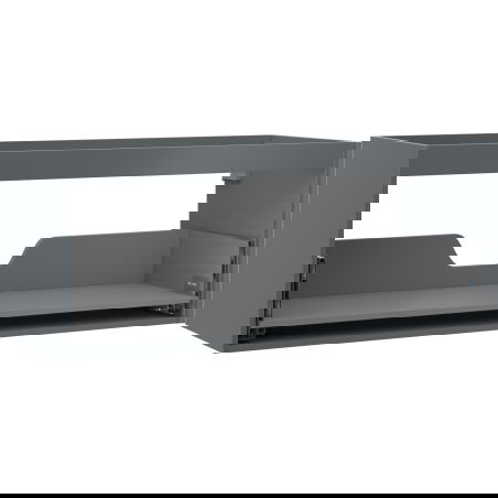 Mexen Box-A Cabinet Body for Washbasin 120 cm, 1 Drawer, Matte Graphite - 91AX0-1200-470-1-66