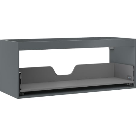 Mexen Box-A Korpus des Waschbeckenunterschranks 120 cm, 1 Schublade, Graphit Matt - 91AX0-1200-470-1-66