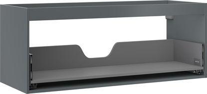 Mexen Box-A corps de l'armoire de salle de bain 120 cm, 1 tiroir, graphite mat - 91AX0-1200-470-1-66