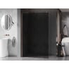 Mexen Kioto-X dušisein Walk-in 110 x 200 cm, grafiit 10 mm, harjatud vask - 800-110-101-65-40-X