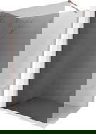 Mexen Kioto-X duša siena Walk-in 150 x 200 cm, grafīts 10 mm, matēta vara - 800-150-101-65-40-X