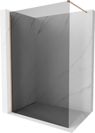 Mexen Kioto-X dušisein Walk-in 150 x 200 cm, grafiit 10 mm, harjatud vask - 800-150-101-65-40-X