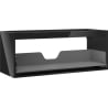 Mexen Box-A meuble sous-lavabo 120 cm, 1 tiroir, noir brillant - 91AX0-1200-470-1-70