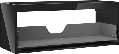 Mexen Box-A corps de meuble sous-lavabo 120 cm, 1 tiroir, noir brillant - 91AX0-1200-470-1-70