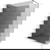 Mexen Kioto-X Duschwand Walk-in 60 x 200 cm, grafit 10 mm, gebürstet Gun Gray - 800-060-101-66-40-X
