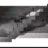 Mexen Kioto-X Duschwand Walk-in 100 x 200 cm, grafit 10 mm, gebürstet gun gray - 800-100-101-66-40-X