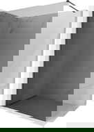 Mexen Kioto-X paroi de douche Walk-in 130 x 200 cm, graphite 10 mm, gris acier brossé - 800-130-101-66-40-X