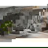 Mexen Omega schuifdouchecabine 100 x 70 cm, grafiet, chroom + Flat douchebak, wit - 825-100-070-01-40-4010