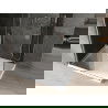 Mexen Omega schuifdouchecabine 100 x 70 cm, grafiet, chroom + Flat douchebak, wit - 825-100-070-01-40-4010