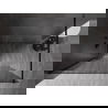 Mexen Kioto-X Duschabtrennung Walk-in 160 x 200 cm, Graphit 10 mm, schwarz - 800-160-101-70-40-X