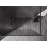 Mexen Kioto-X dušisein Walk-in 50 x 200 cm, grafiit 10 mm, relvmetall - 800-050-101-95-40-X