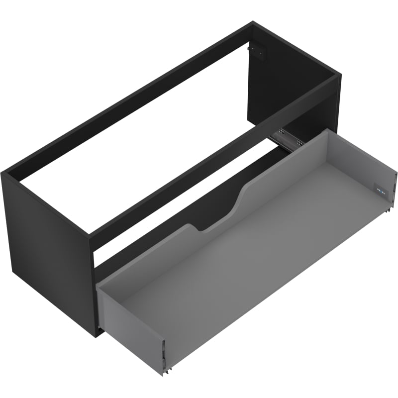 Mexen Box-A korpus szafki podumywalkowej 120 cm, 1 szuflada, czarny mat - 91AX0-1200-470-1-71