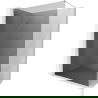 Mexen Kioto-X Duschwand Walk-in 60 x 200 cm, graphit 10 mm, gebürsteter Nickel - 800-060-101-97-40-X