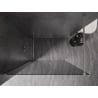Mexen Kioto-X paroi de douche Walk-in 120 x 200 cm, graphite 10 mm, nickel brossé - 800-120-101-97-40-X