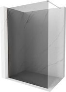 Mexen Kioto-X tuš-pregrada Walk-in 160 x 200 cm, grafit 10 mm, brušeni nikal - 800-160-101-97-40-X