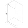 Mexen Kioto-X L Walk-in Shower Panel 50 x 200 cm, Transparent 10 mm, Chrome - 800-050-107-01-00-X