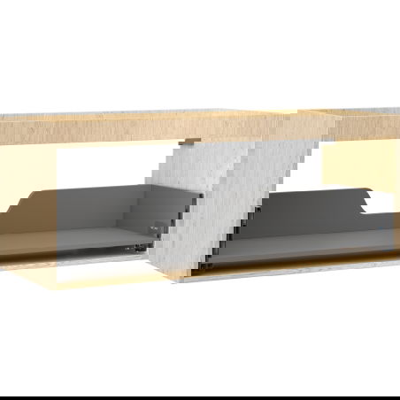 Mexen Box-A kastlichaam onder wastafel 120 cm, 1 lade, eik - 91AX0-1200-470-1-81