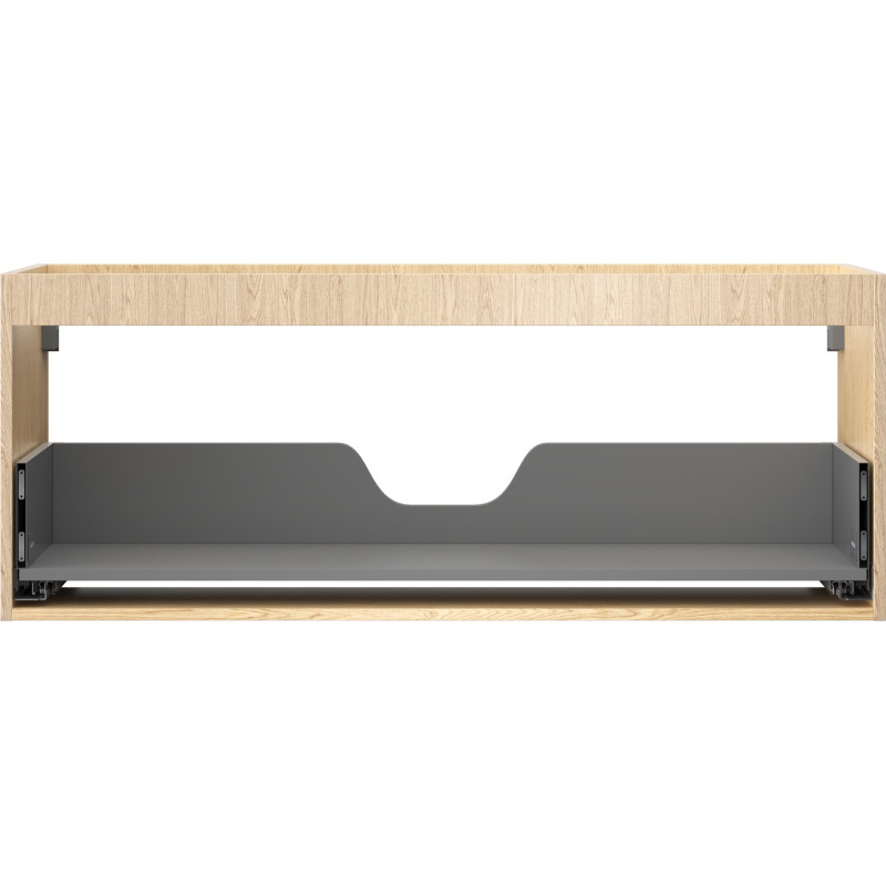 Mexen Box-A korpus szafki podumywalkowej 120 cm, 1 szuflada, dąb - 91AX0-1200-470-1-81