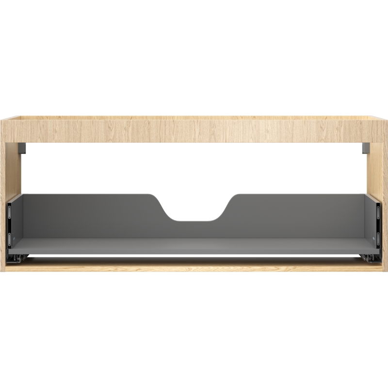 Mexen Box-A Korpus vum Ënnerbuedeschaf 120 cm, 1 Schof, Eech - 91AX0-1200-470-1-81