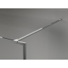 Mexen Kioto-XF dušisein Walk-in raamiga 80 x 202 cm, läbipaistev 10 mm, kroom - 800-080-104-01-00-X