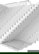 Mexen Kioto-XF tuš pregrada Walk-in s okvirjem 100 x 202 cm, prozoren 10 mm, krom - 800-100-104-01-00-X